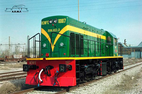 Locomotora diesel RENFE 10817 'Ye-yé'